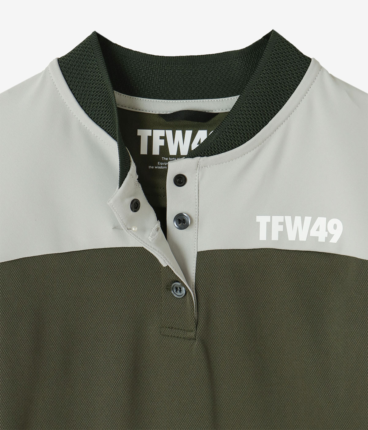 COLLAR LESS POLO L | TFW49（ティーエフダブリュー）Official  