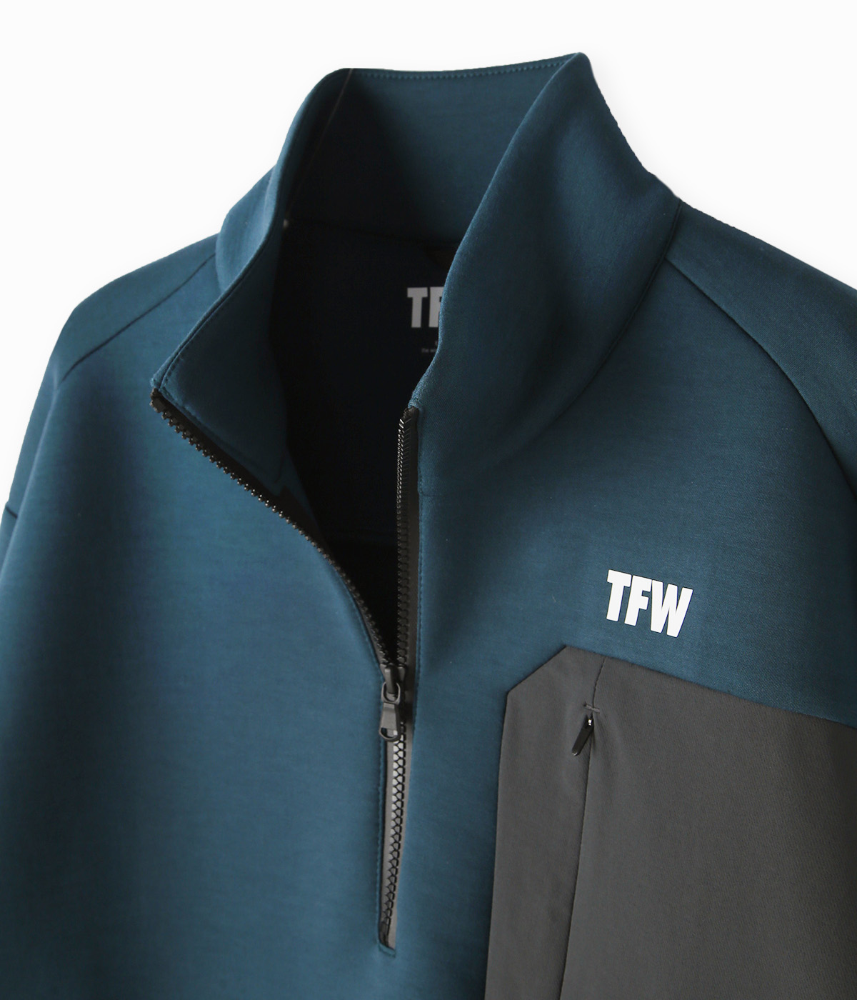CARDBOARDMATERIAL HALF ZIP SWEAT | TFW49（ティーエフダブリュー 