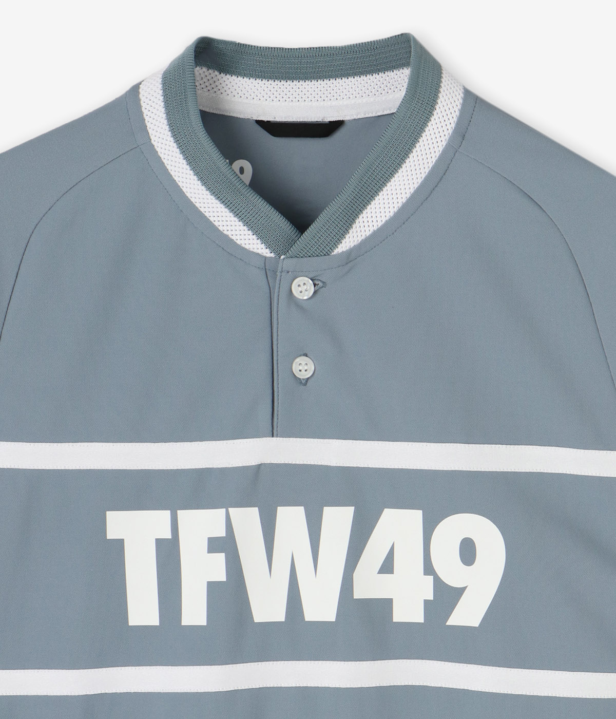 COLLAR LESS LS POLO | TFW49（ティーエフダブリュー）Official EC Store 