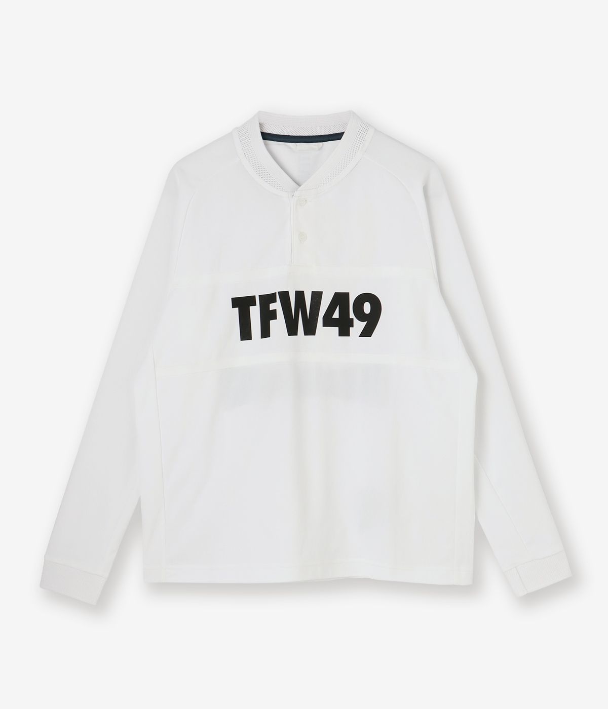 COLLARLESS POLO LS | TFW49（ティーエフダブリュー）Official  